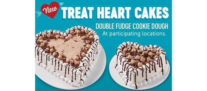 Romantic Frozen Dessert Cakes : Treat Heart Cakes